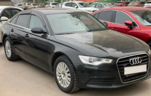 Дефлекторы окон (ветровики) Audi A6 Sd (4G,C7) 2011 (Ауди А6) Кобра Тюнинг